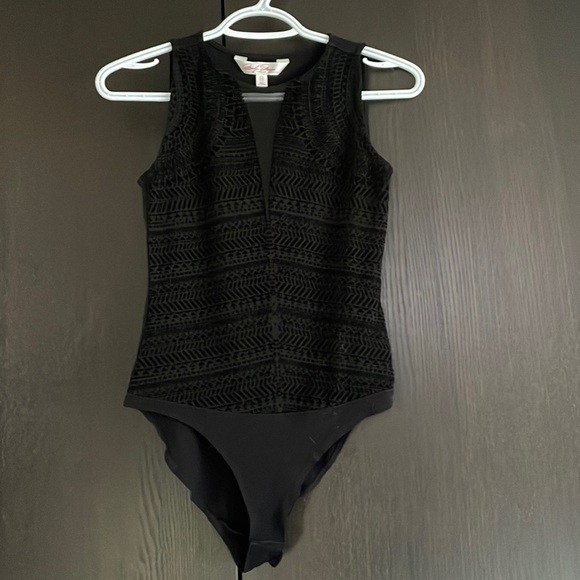 Marilyn Monroe velvet stretch bodysuit (XS) - Picture 1 of 5